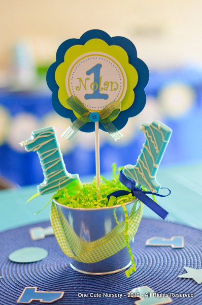 1st birthday boy centerpieces 1st birthday boy centerpieces